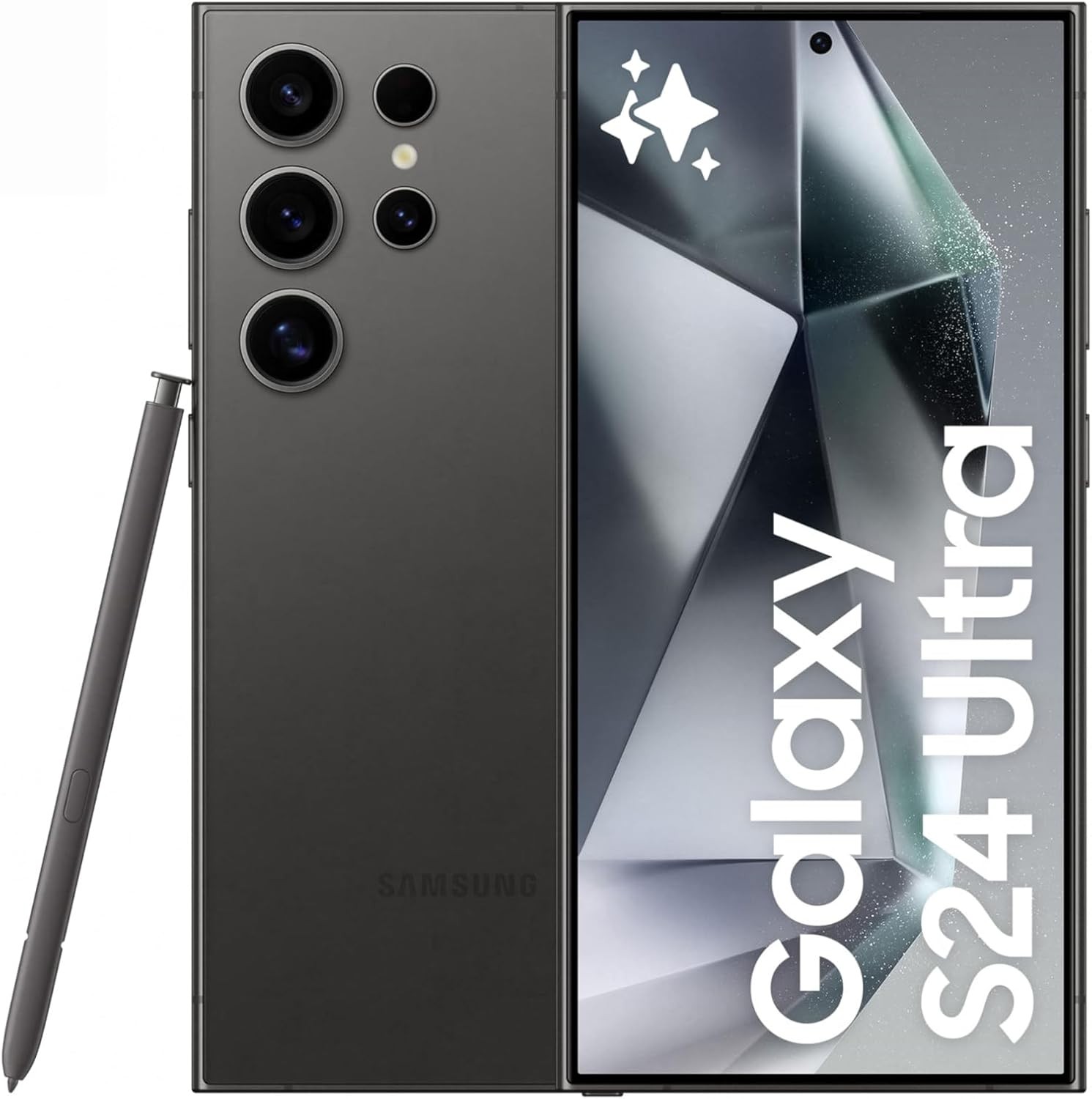 Samsung Galaxy S24 Ultra 5G SM-S928B Dual Sim 256GB Titanium Black (12GB RAM) - Dual Nano Sim + Esim