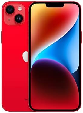 Apple iPhone 14 Plus， 128GB， (PRODUCT) Red - Unlocked (Renewed)