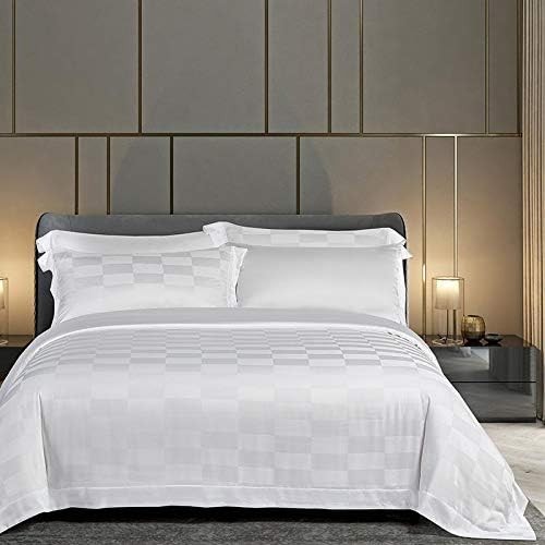 EPITEX Ultra Soft & Cooling Fibre Cressent Dale Valenfil Collection Bedsheet Set,1500 Thread Count,Jacquard Bedset Bed Sheet,Beddings (Without Quilt Cover-Single)